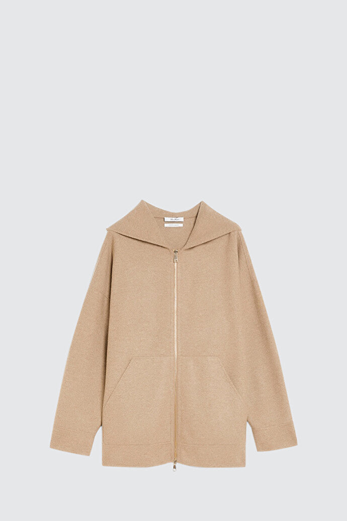 Oversized wool and cashmere sweatshirt