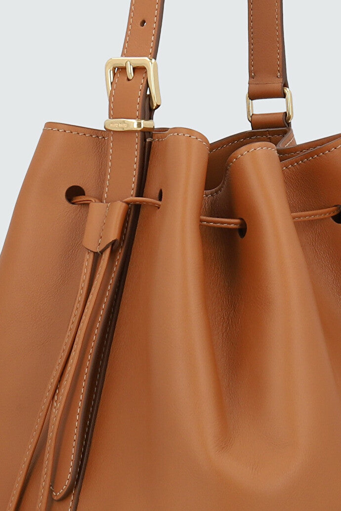 Leather Bucket Bag