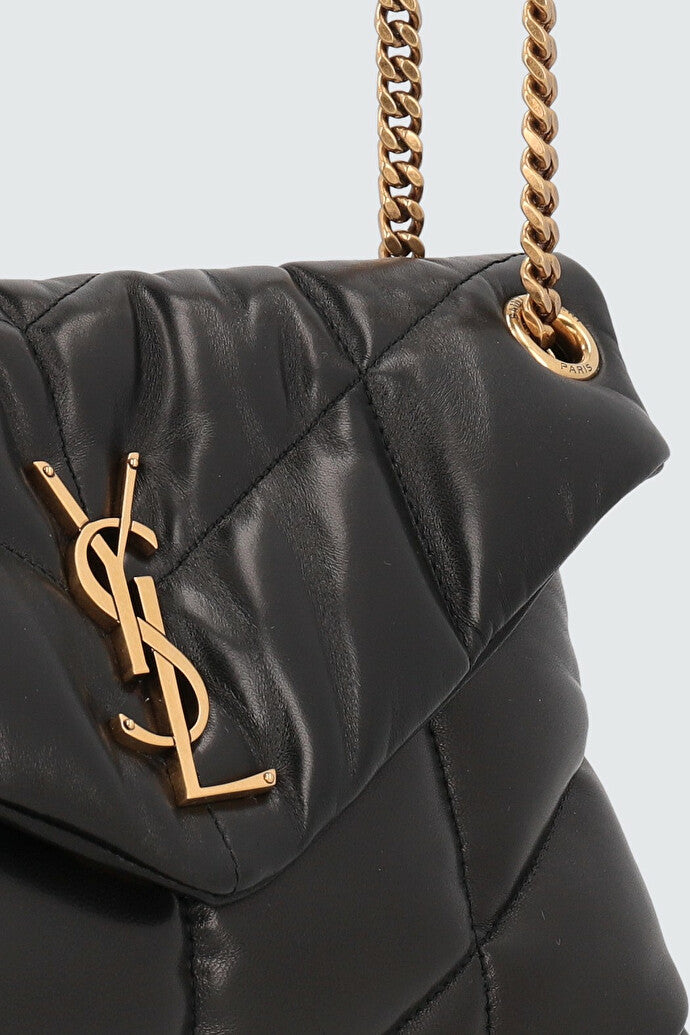 YSL Puffer Small Quilted Leather Bag
