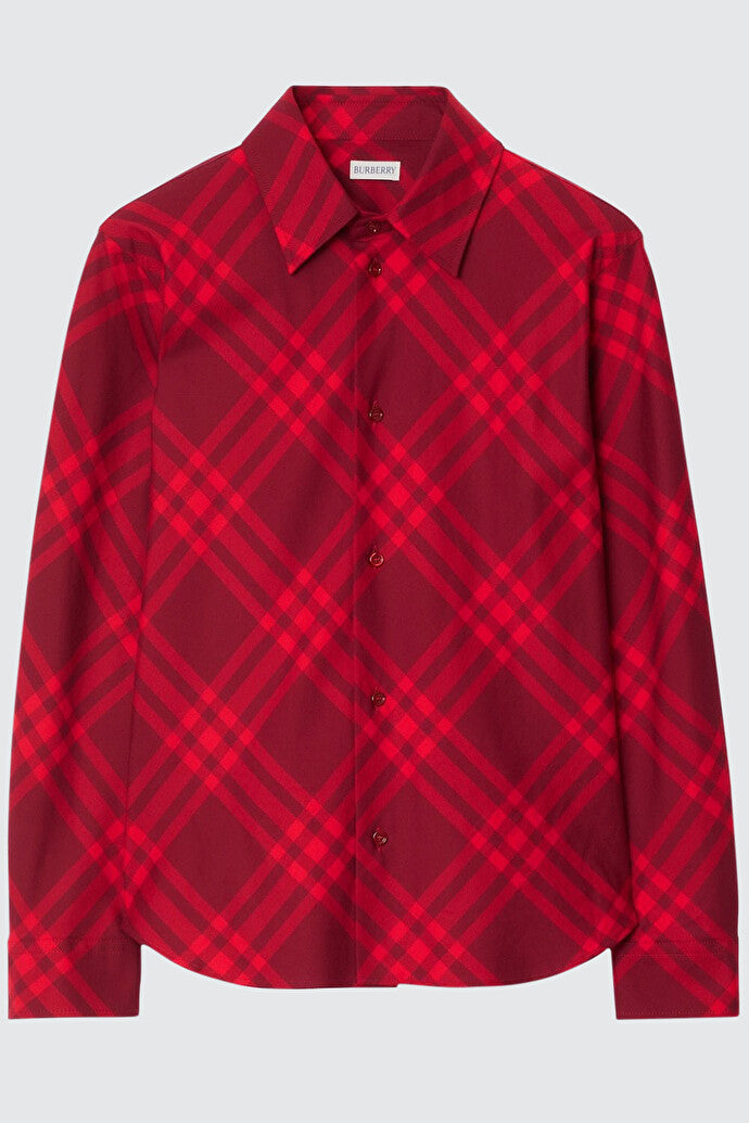 Check Cotton Flannel Shirt