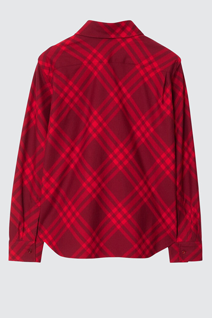Check Cotton Flannel Shirt