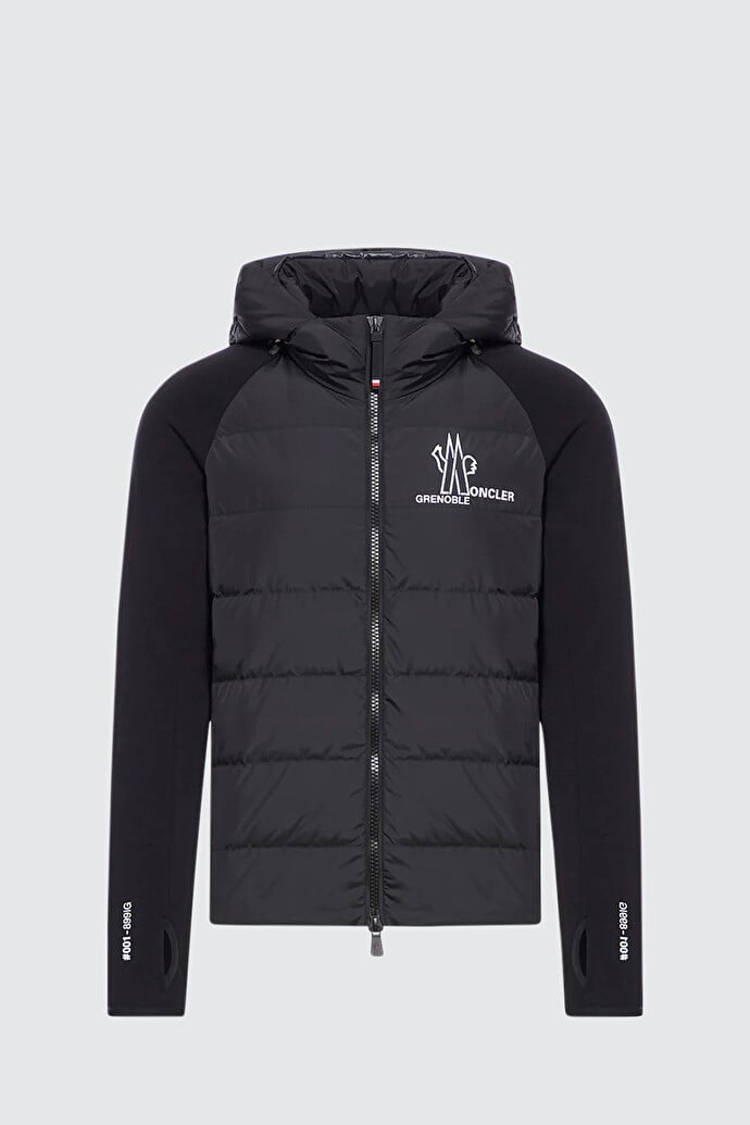 Moncler Grenoble Padded Polartec Zip-up Hoodie