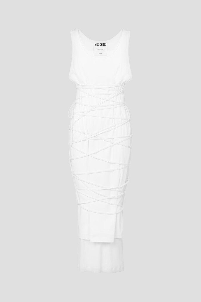 Stretch Cotton Lace Dress