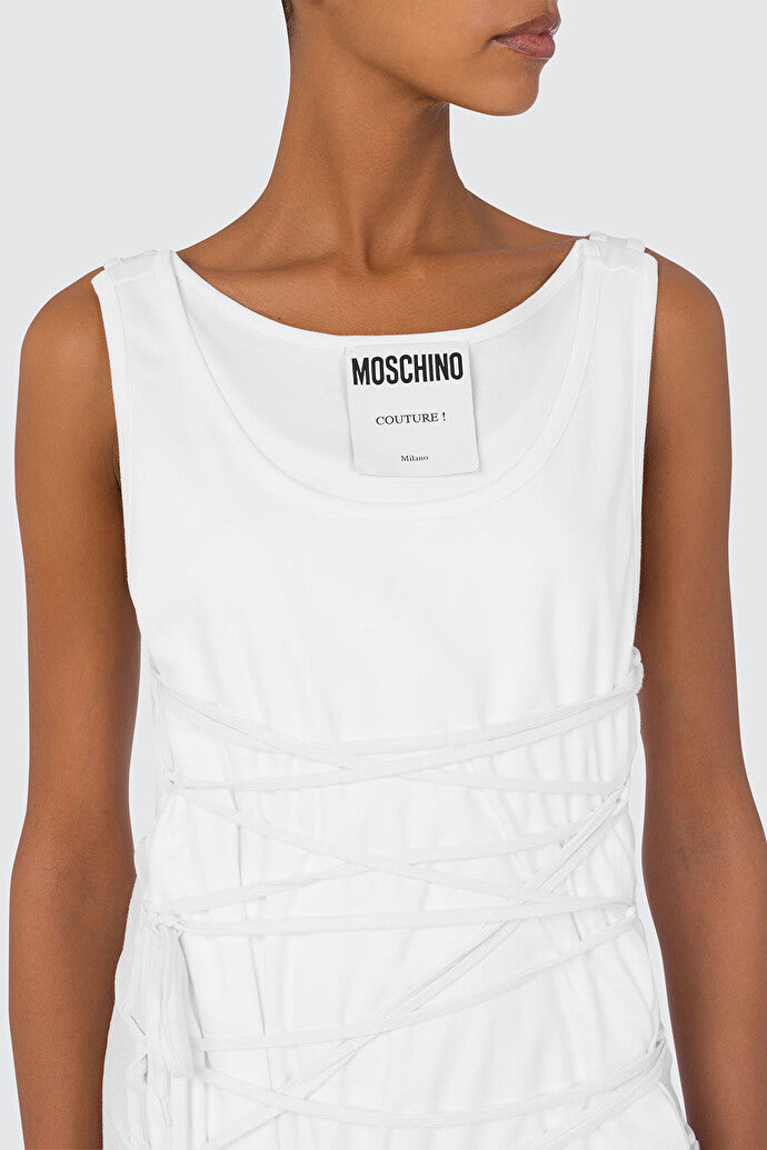 Stretch Cotton Lace Dress