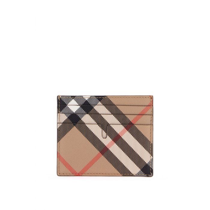 Tall Check Card Case