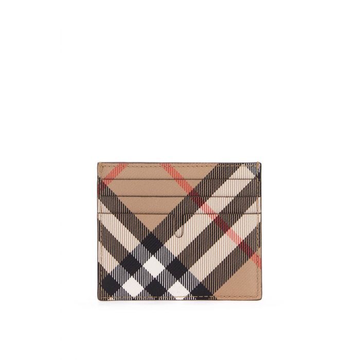 Tall Check Card Case
