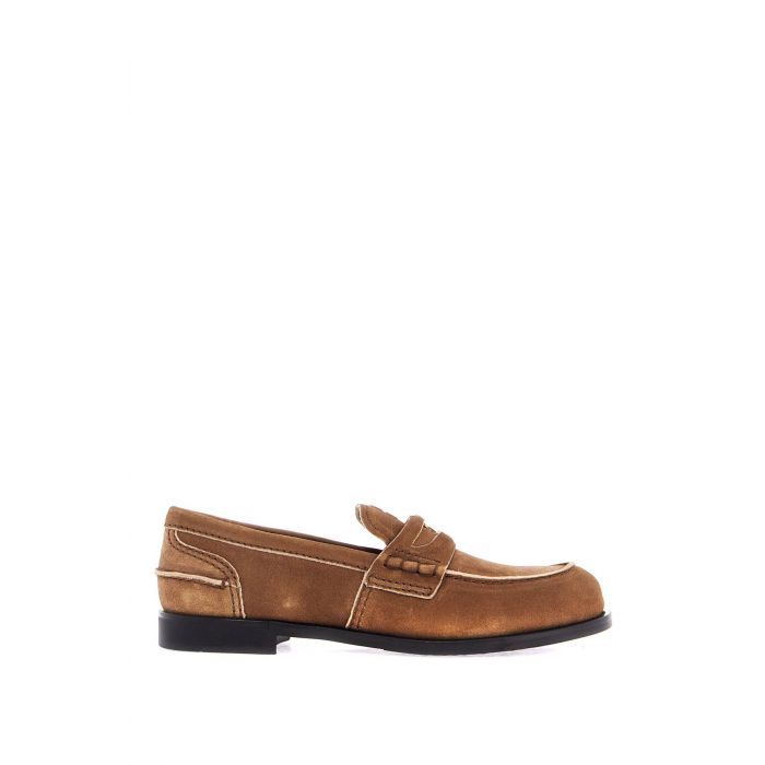 Faded Suede Loafers