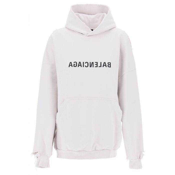 Destroyed Logo Hoodie