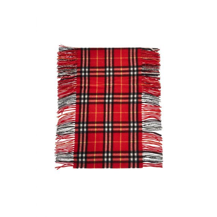 Check Cashmere Happy Scarf