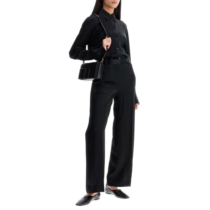Cuff-slit Trousers