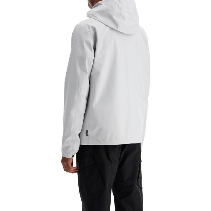 hood light gray polyester waterproof bomber