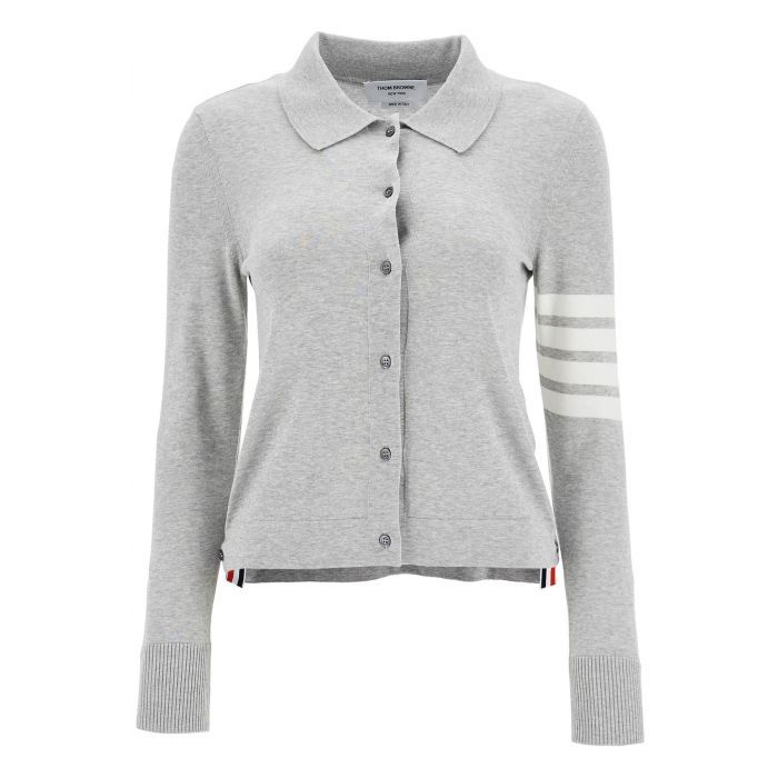 Cotton 4 Bar Shirt Cardigan