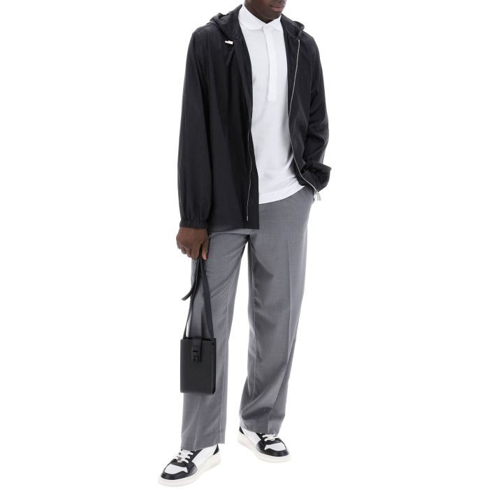 Logo Nylon Windbreaker