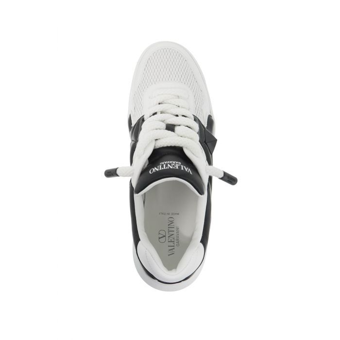LOW-TOP PERFORATED NAPPA LEATHER XL ONE STUD
