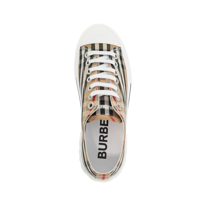 Check Cotton Sneakers