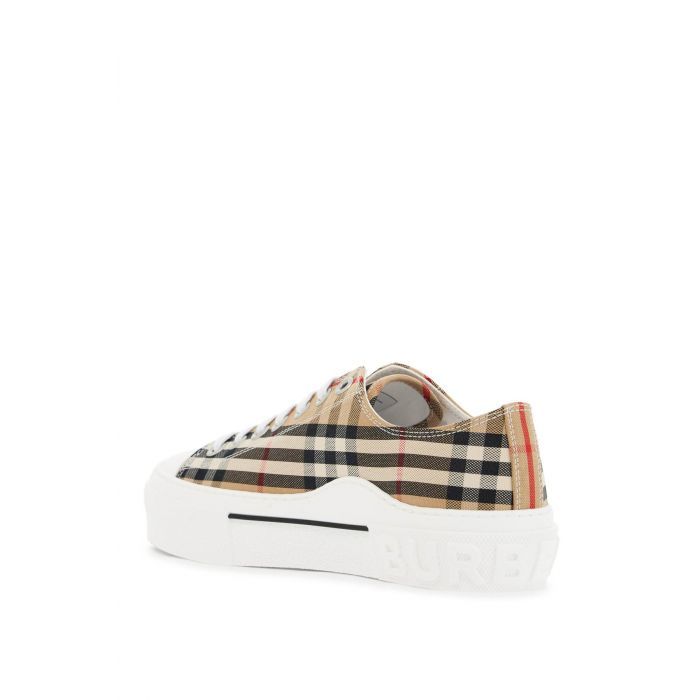 Check Cotton Sneakers