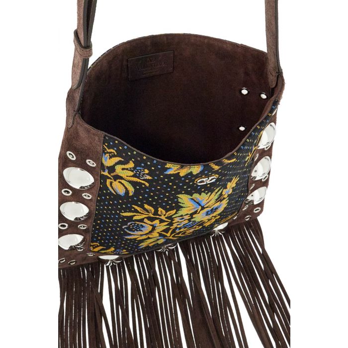 Floral Logo Crossbody Bag