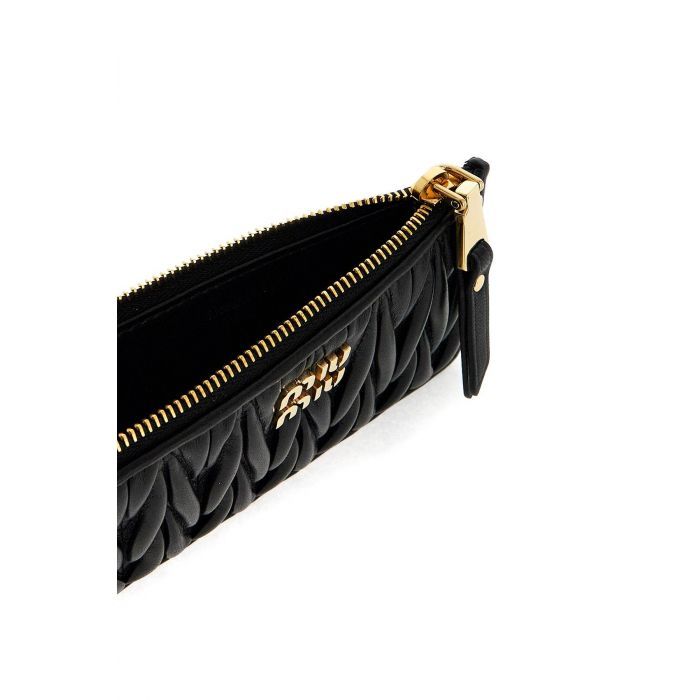 QUILTED NAPPA LEATHER card holder