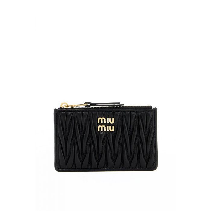 QUILTED NAPPA LEATHER card holder