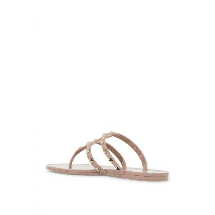 ROCKSTUD PVC THONG SANDALS