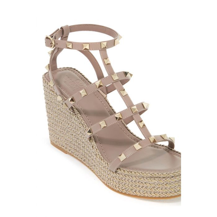 Rockstud Wedge Sandals