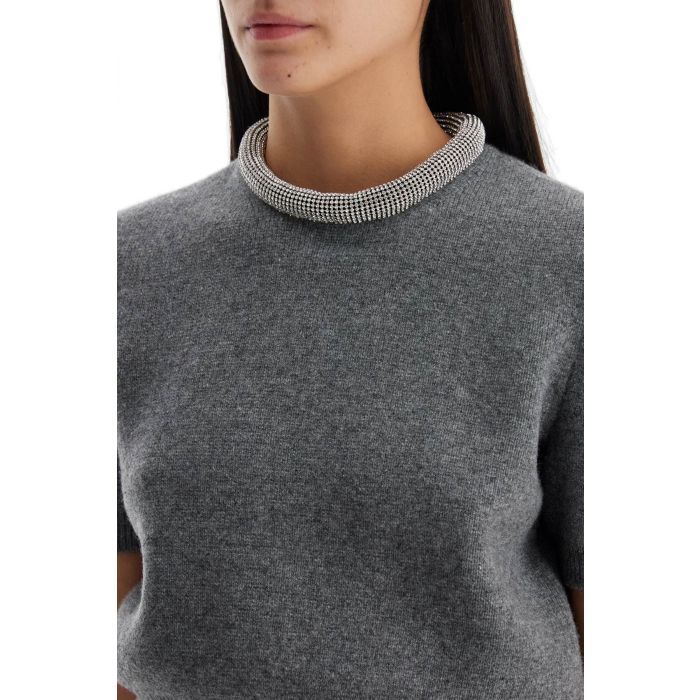 Crystal Hotfix Short Sleeve Tee