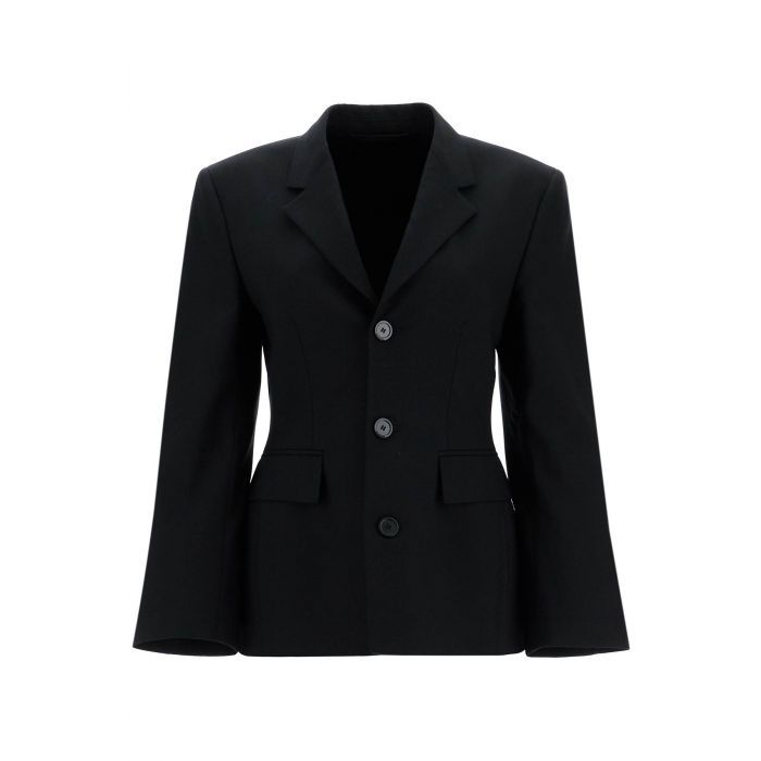 SINGLE-BREASTED HOURGLASS JACKET