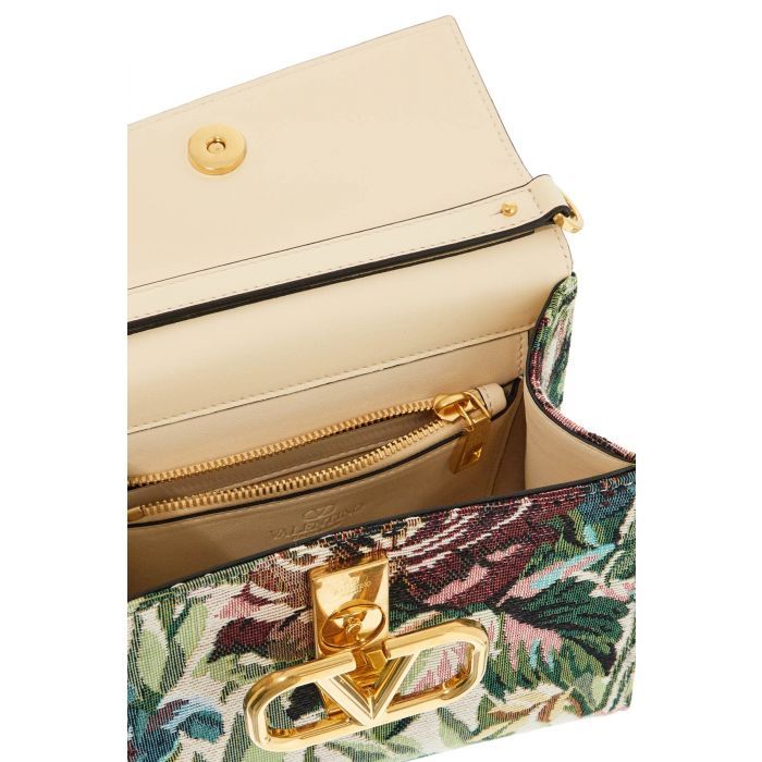 VLogo Jacquard Shoulder Bag