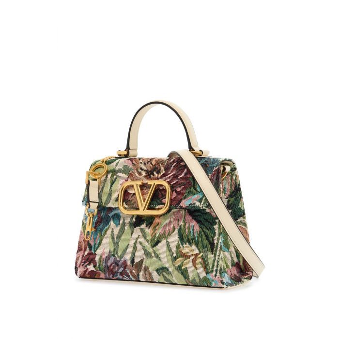 VLogo Jacquard Shoulder Bag