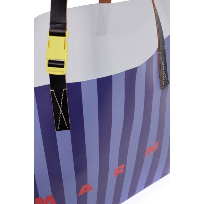 Striped Tribeca Shopping Bag