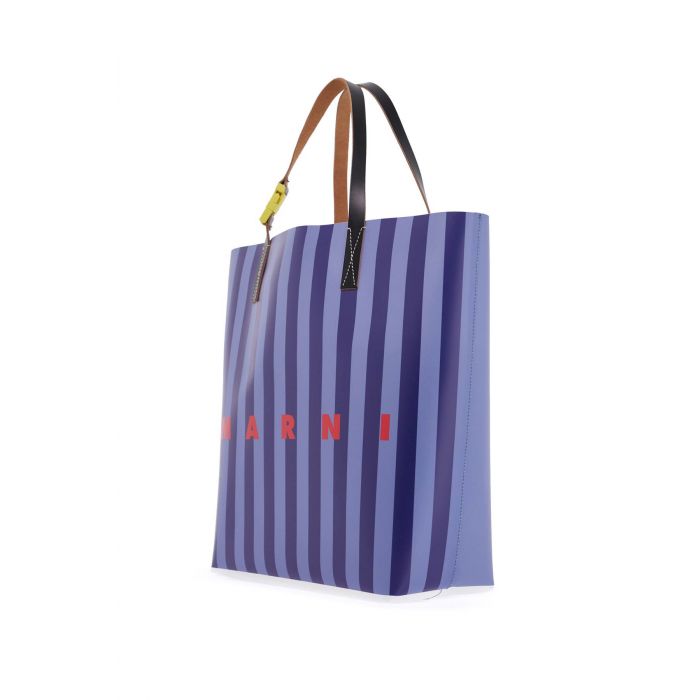 Striped Tribeca Shopping Bag