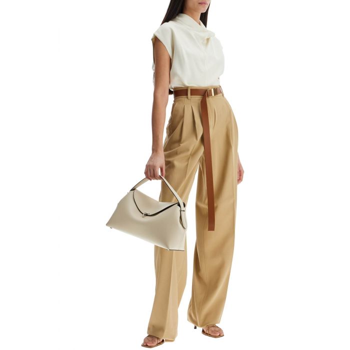 Sleeveless Funnel-neck Top