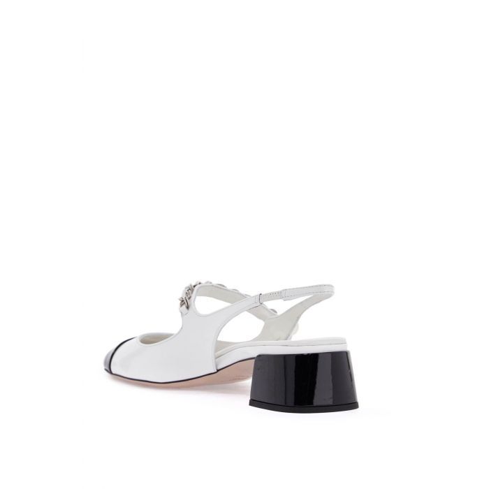 Two-tone Slingback Pumps