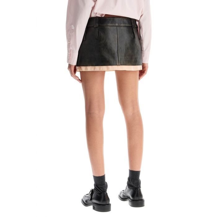 Vintage Leather Skirt