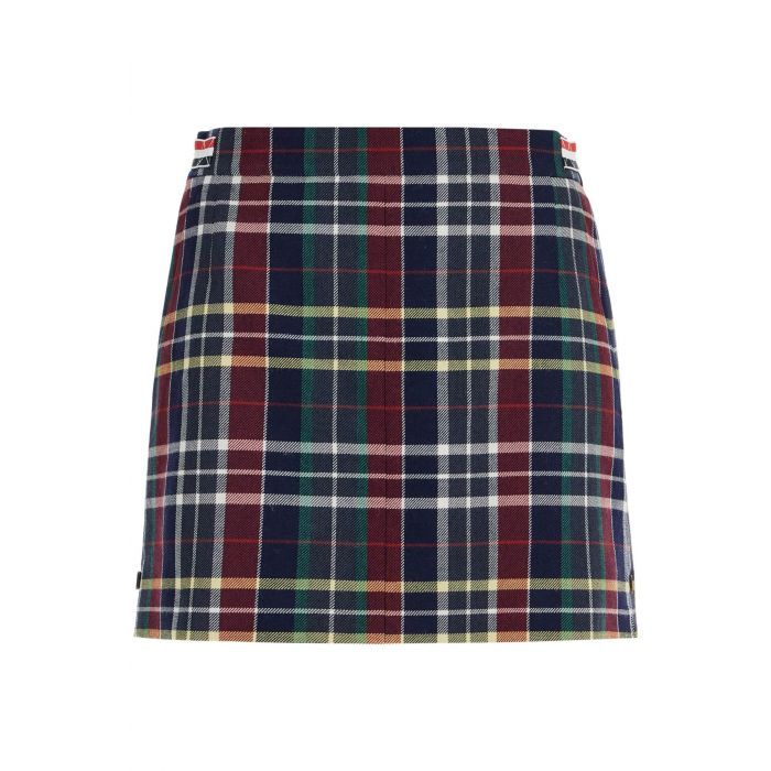 Wool Twill Miniskirt