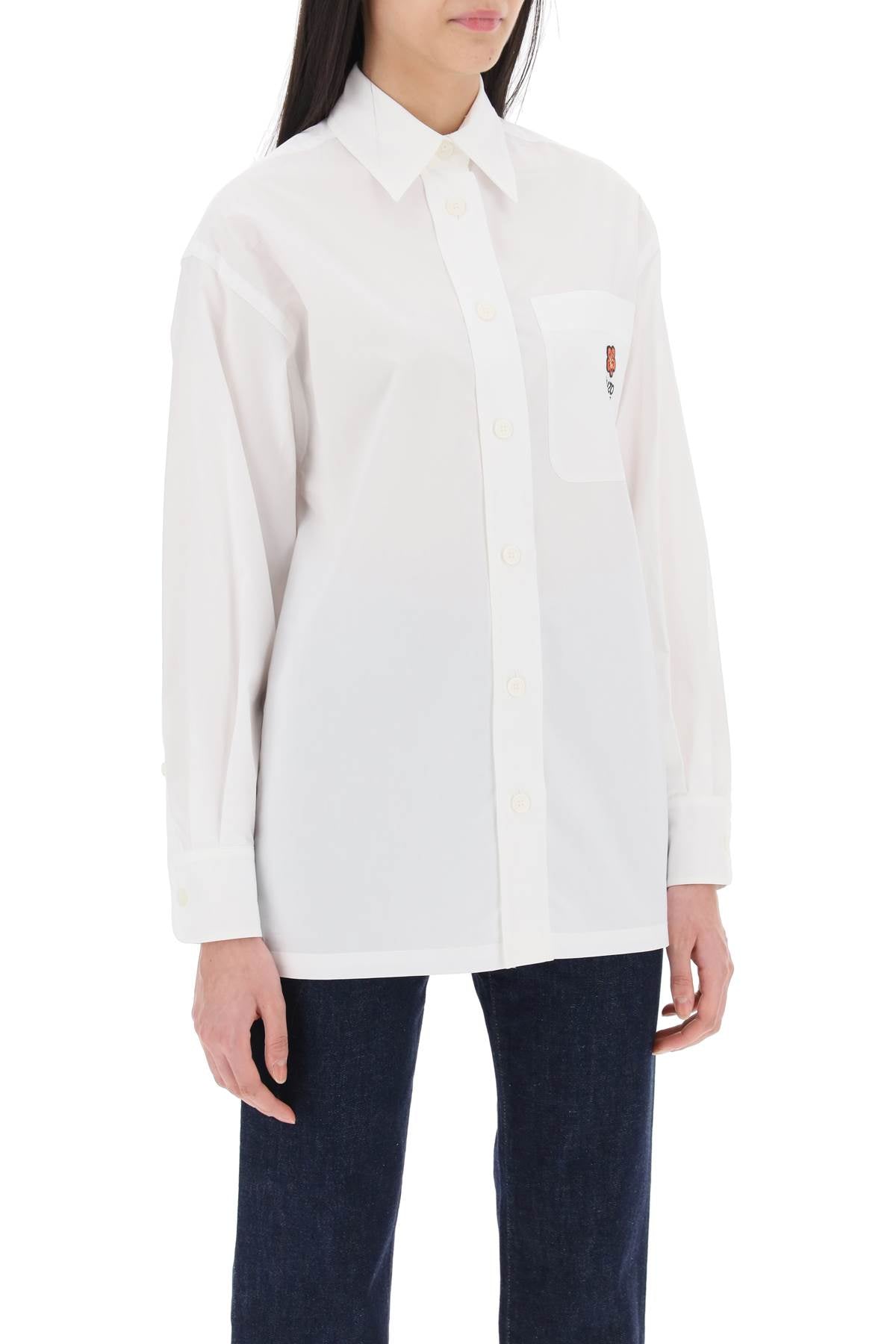 Boke Flower Crest Oversize Shirt