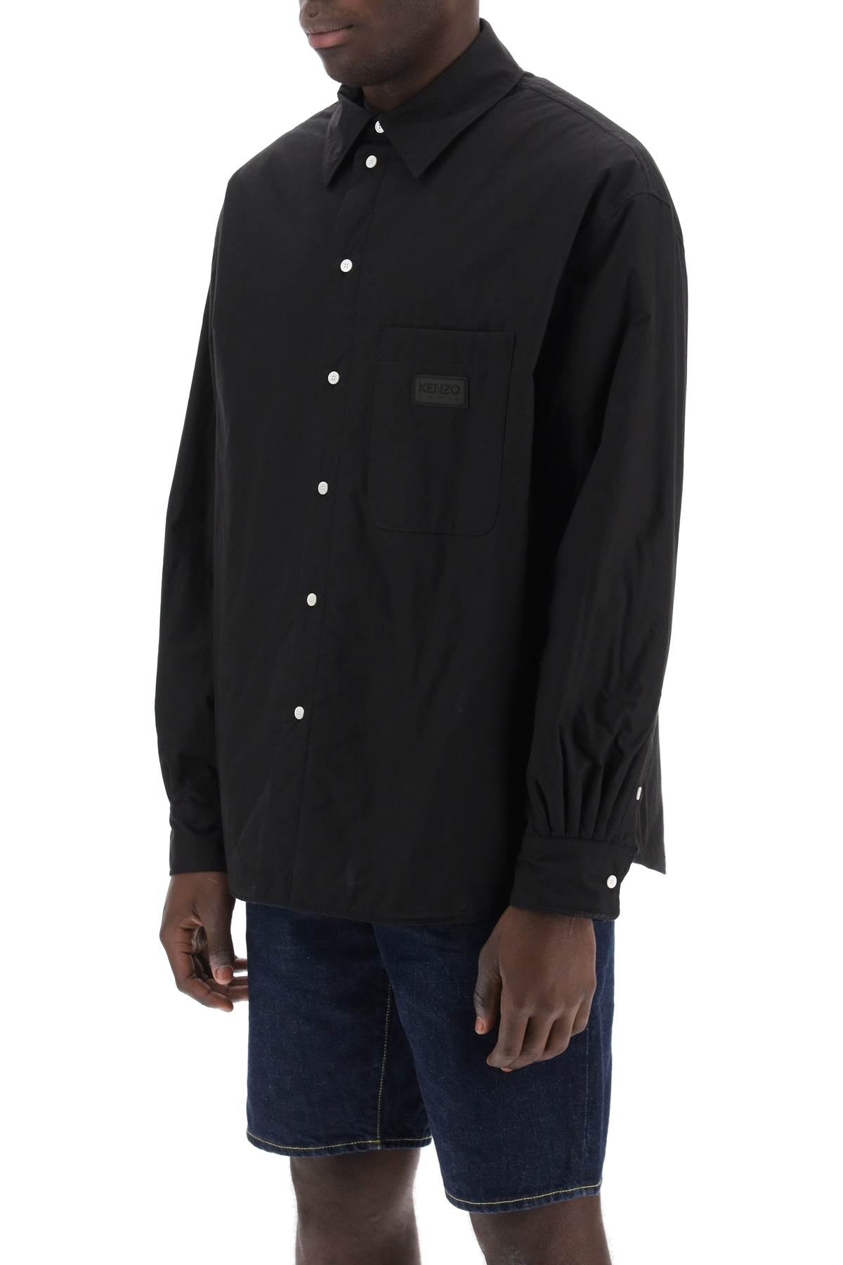 'Bicolor KENZO Paris' padded genderless shirt jacket