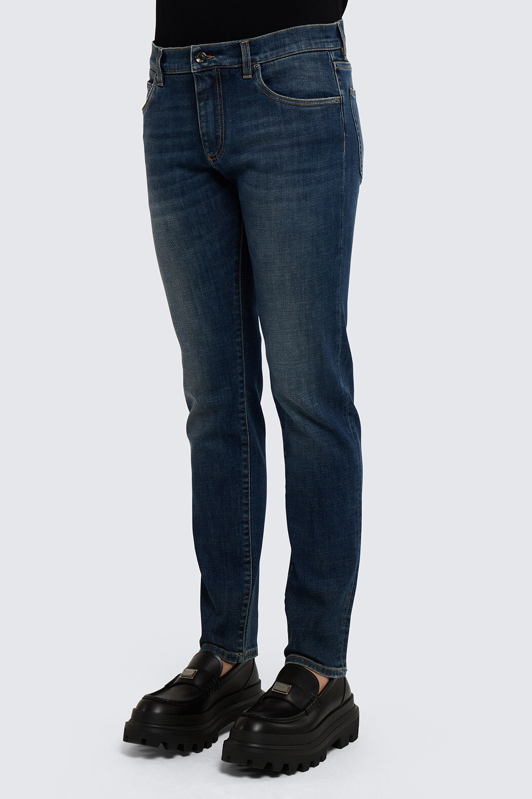 Logo Plate Slim Jeans