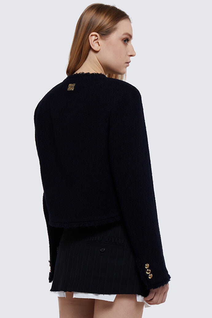 Tweed Cardigan Jacket