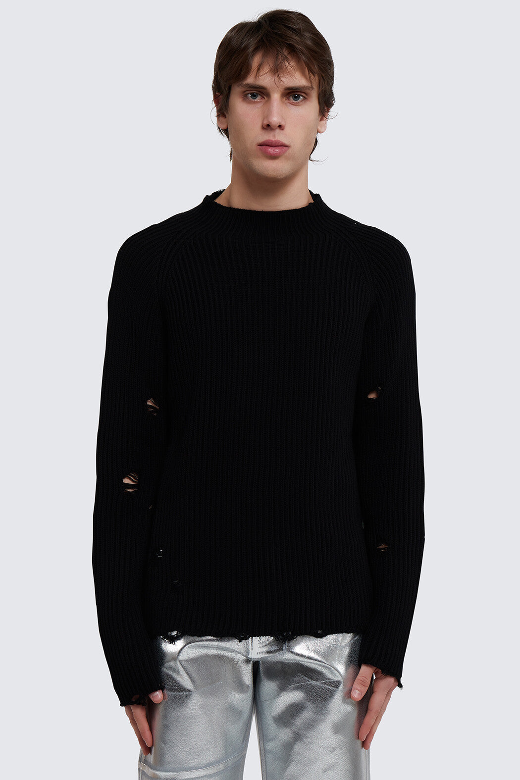 Distroyed Knit Sweater