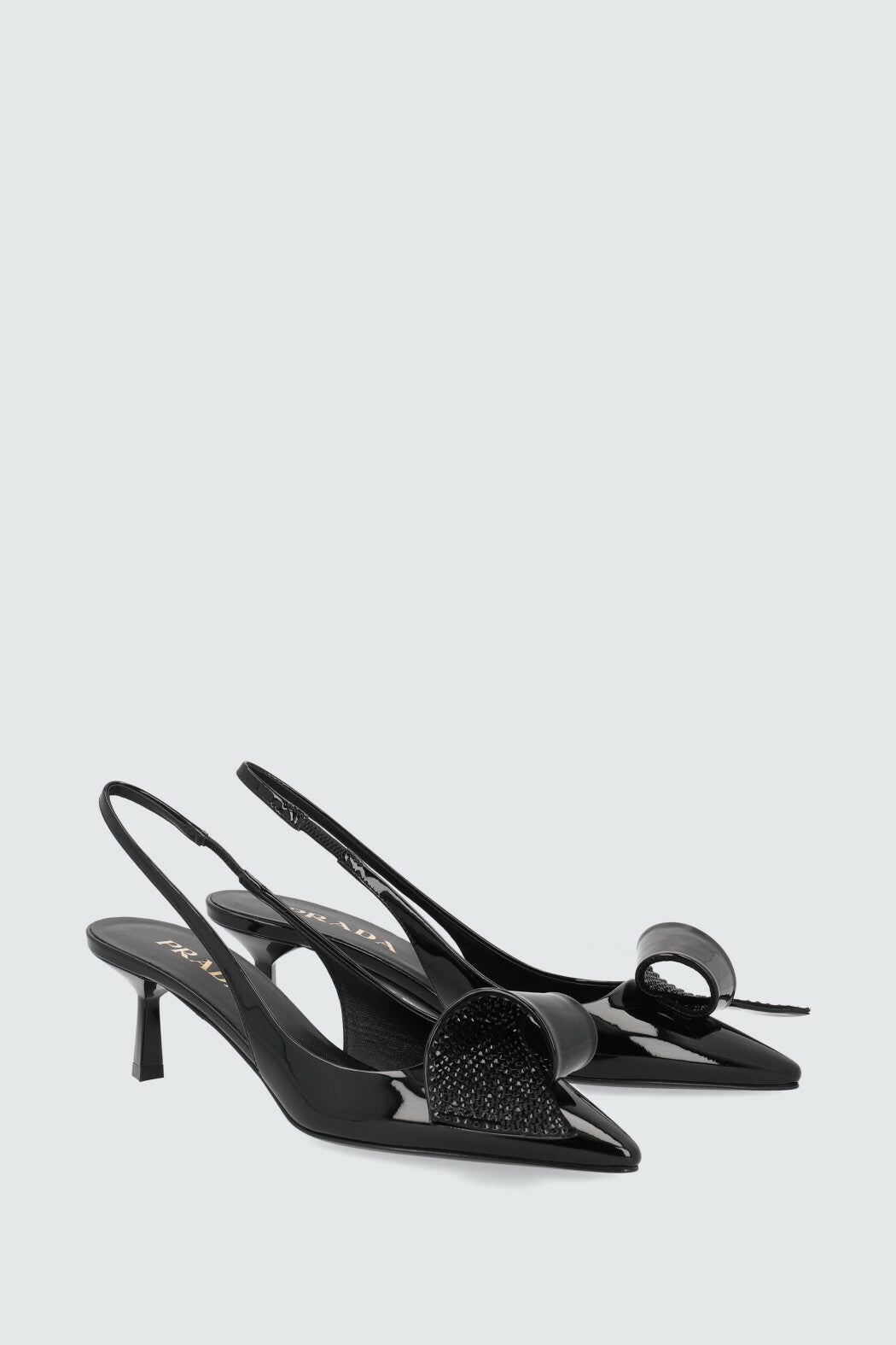 Patent Leather Slingback Pumps