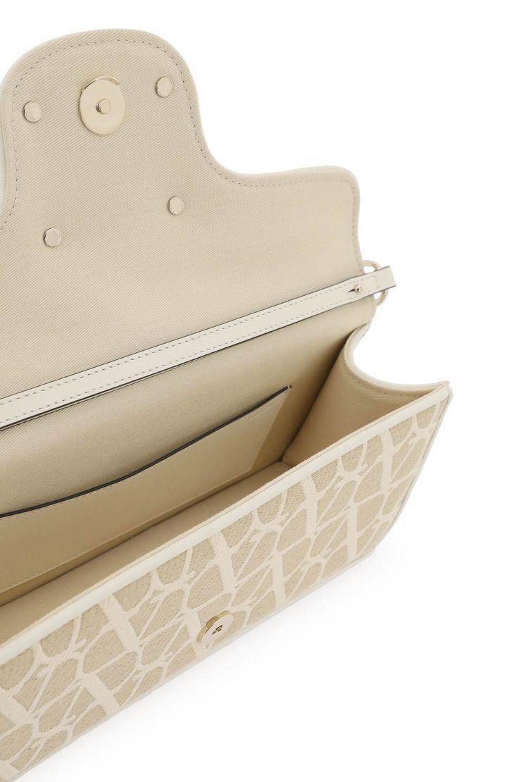 Loco Toile Iconographe Raffia Shoulder Bag