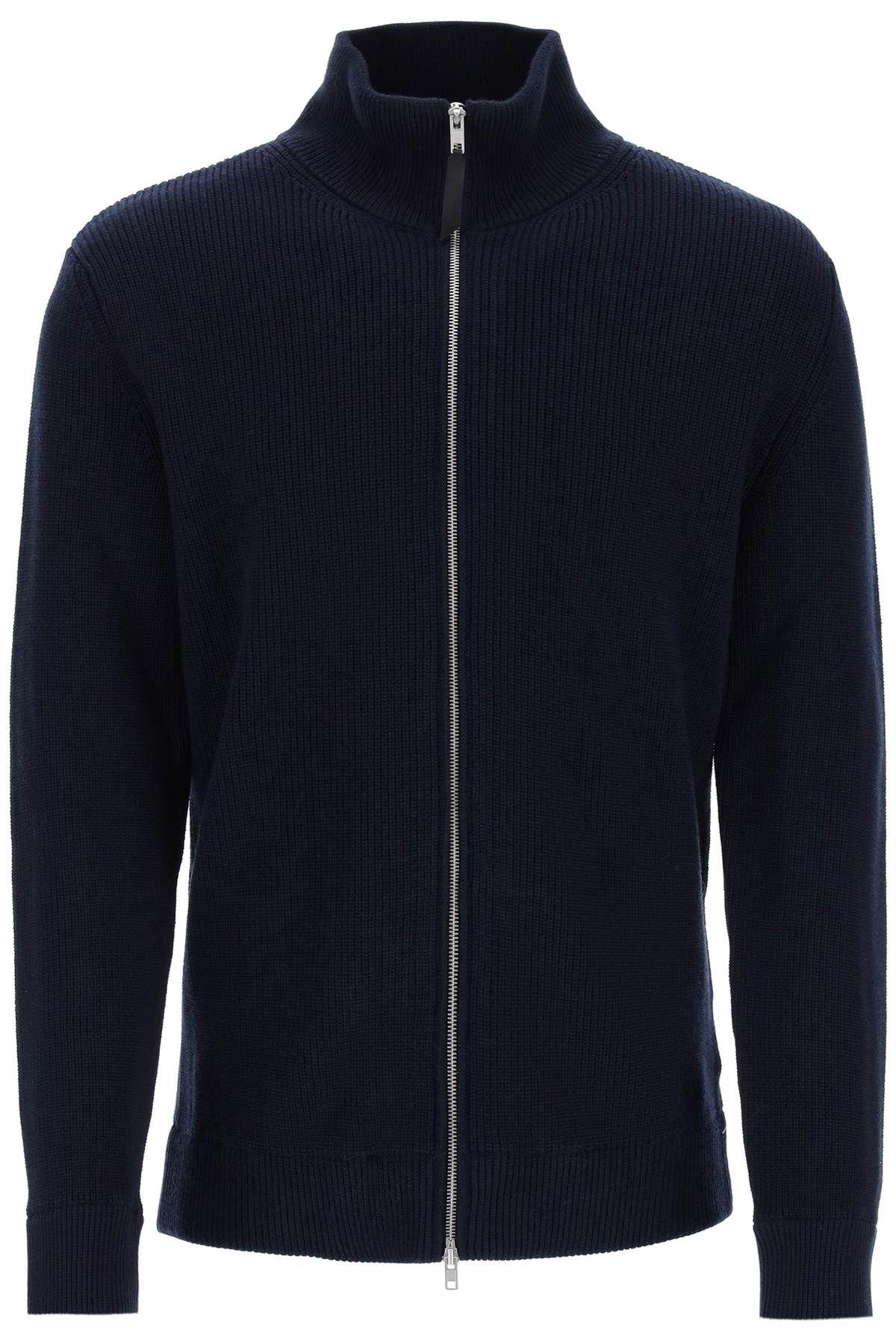 Knit Zip-up Cardigan