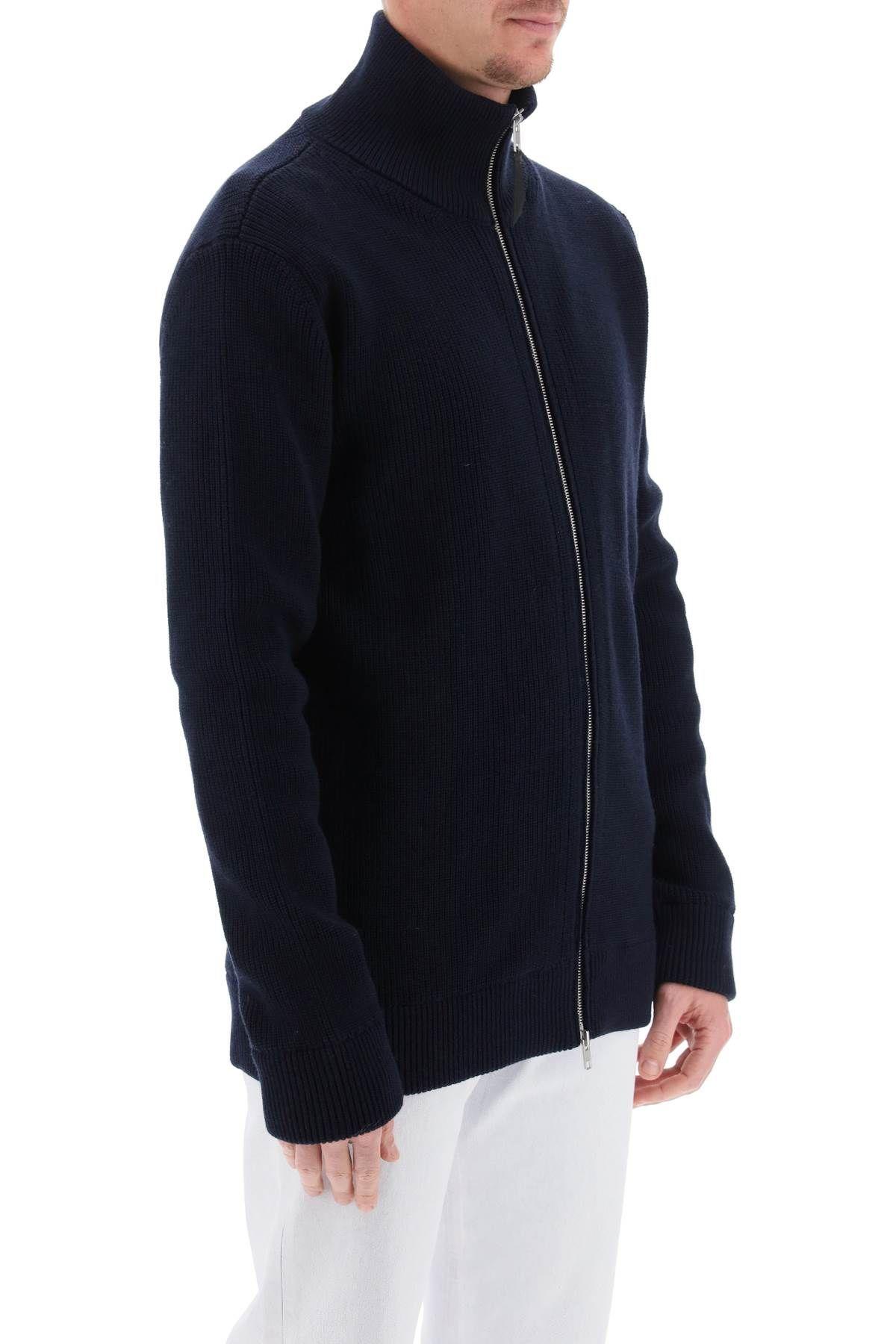 Knit Zip-up Cardigan