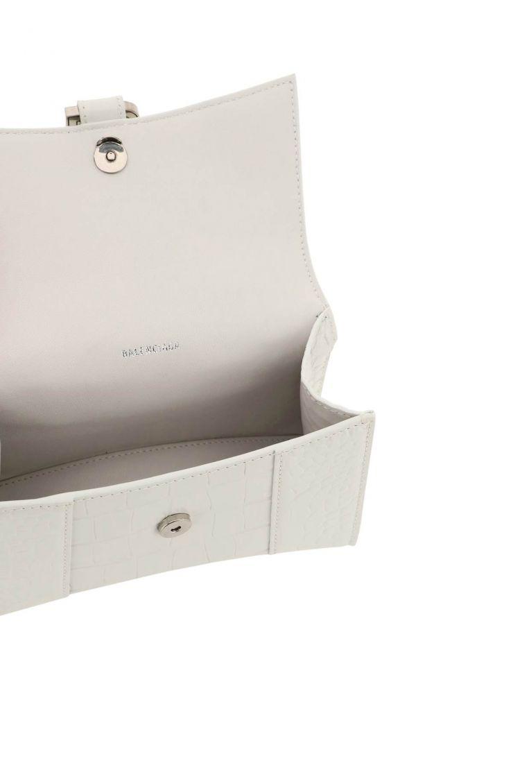 Hourglass XS Crocodile Emboss Bag