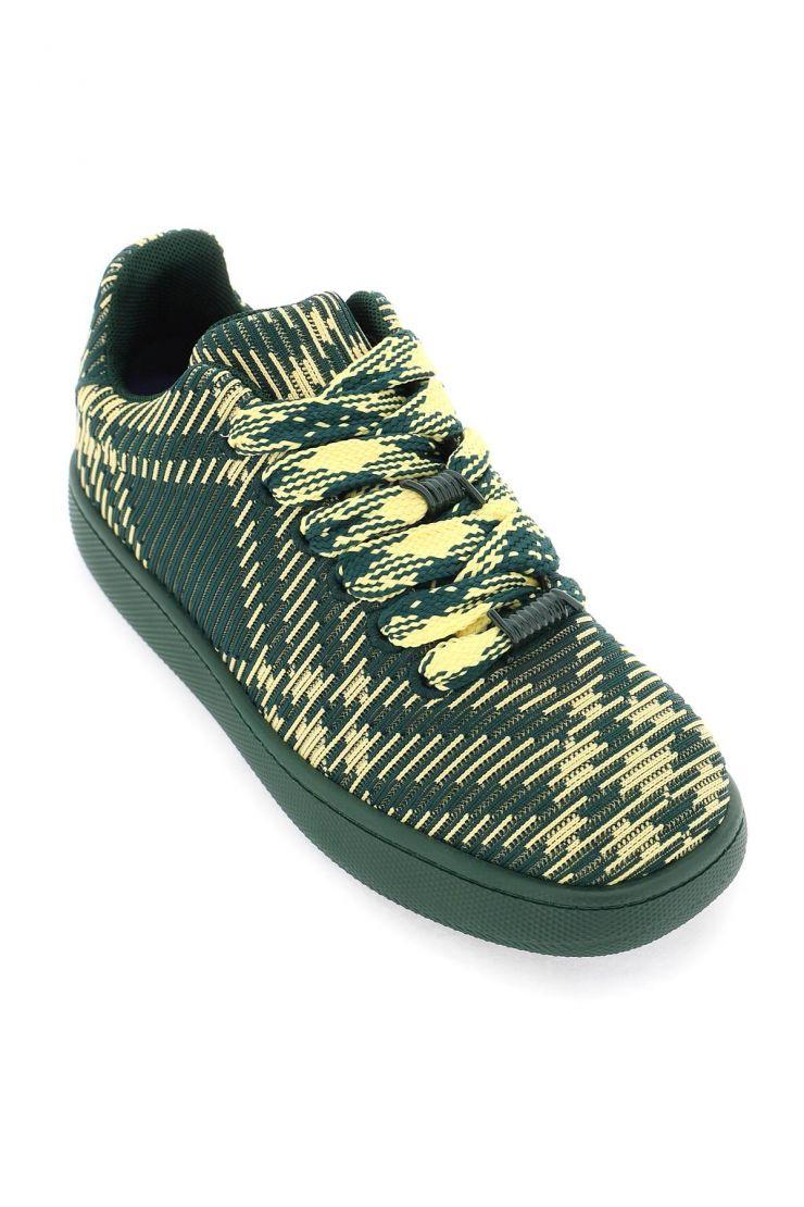 Check Knit Box Sneakers