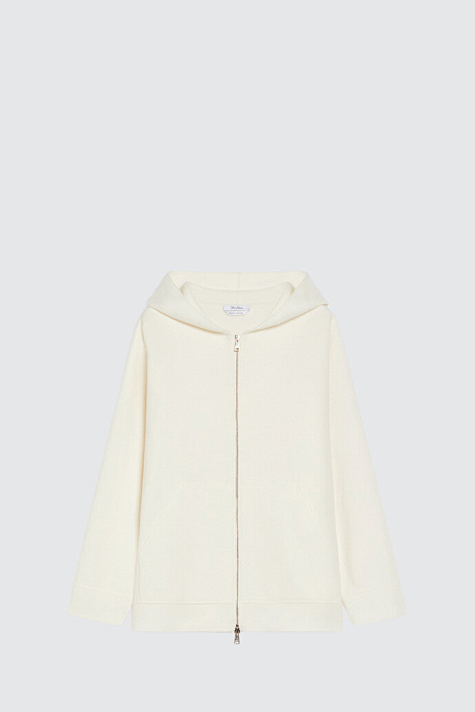 Oversized wool and cashmere sweatshirt