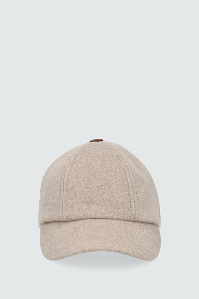 Cashmere baseball cap