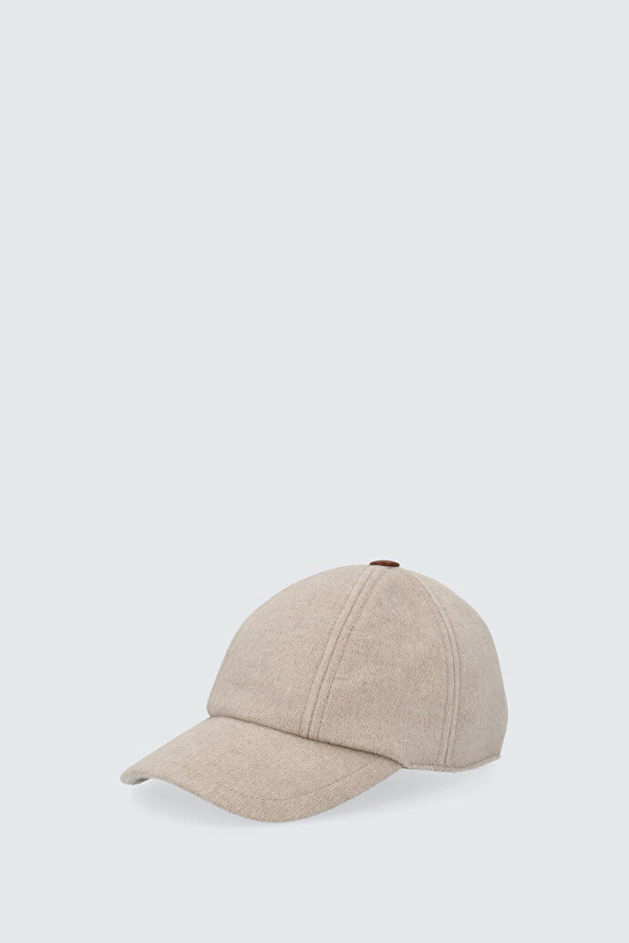 Cashmere baseball cap