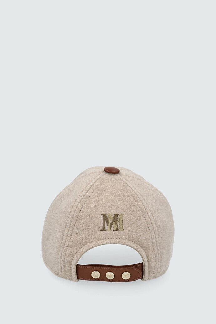 Cashmere baseball cap